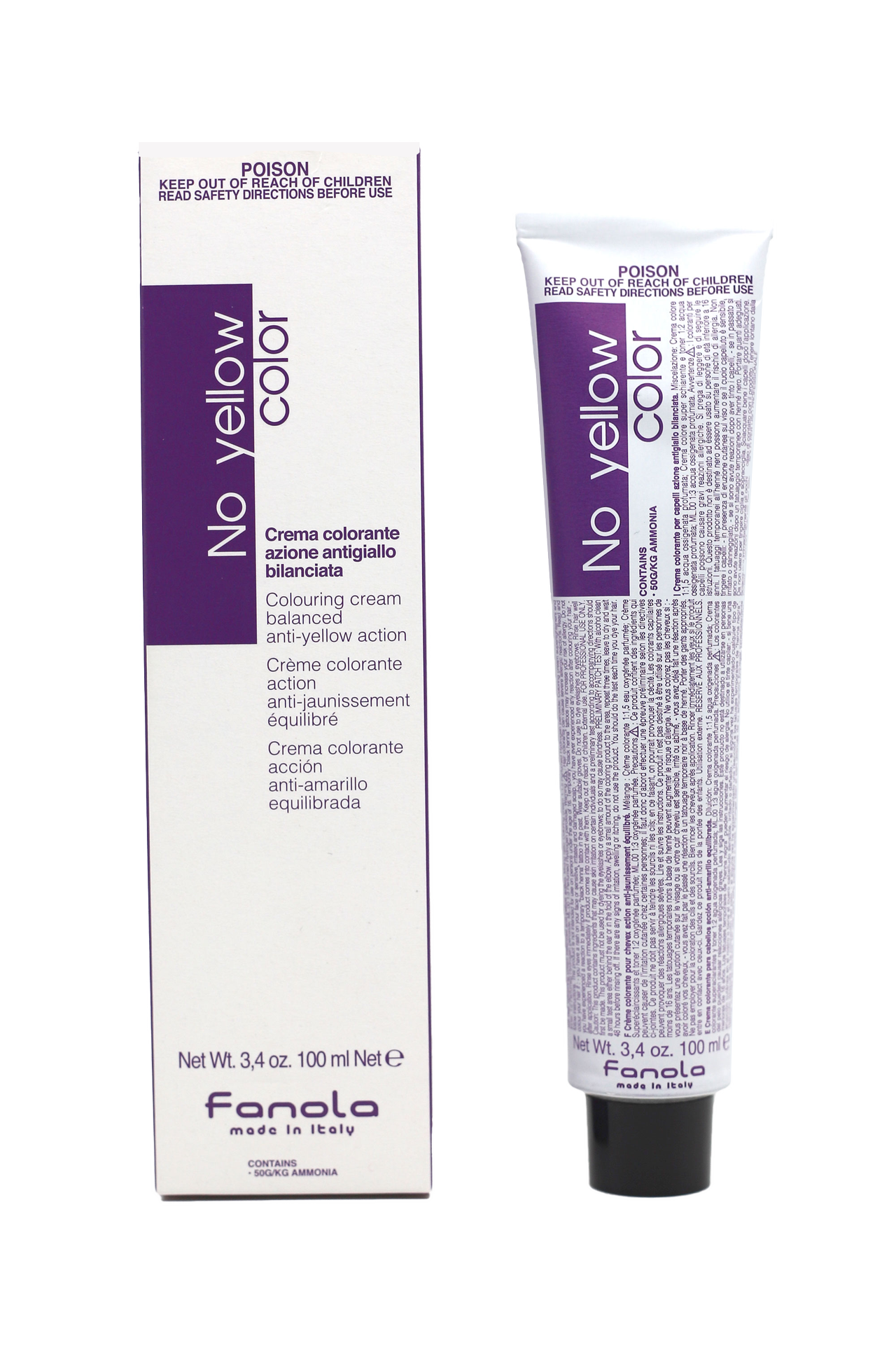 Fanola No Yellow Colour Ash Anti-Yellow Ice Toner T.11 100ml