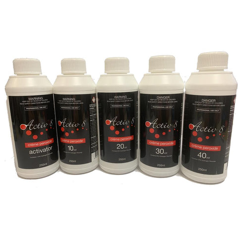 Activ8 Creme Peroxide Activator 250ml - Beautopia Hair & Beauty
