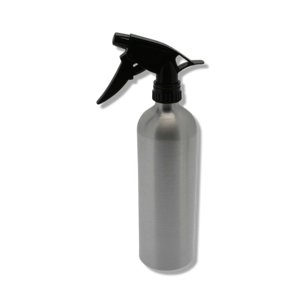 Santorini Aluminium Water Spray Bottle Silver 500ml - Beautopia Hair & Beauty