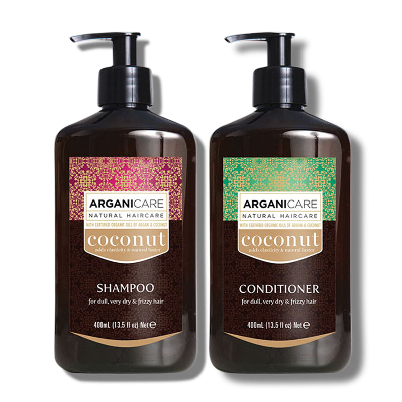 Arganicare Coconut Oil Shampoo & Conditioner 400ml Duo - Beautopia Hair & Beauty
