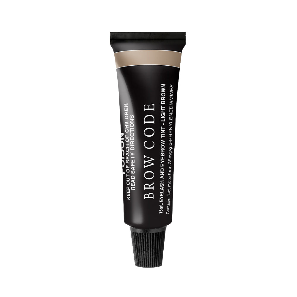 Brow Code Eyelash & Eyebrow Tint Light Brown 15ml