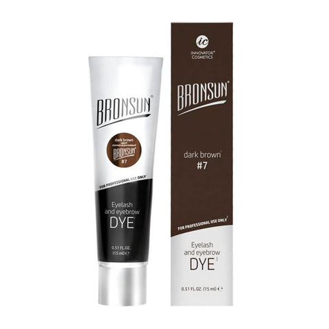 Bronsun Lash & Brow Dye Dark Brown 15ml - Beautopia Hair & Beauty