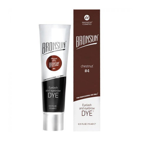 Bronsun Lash & Brow Dye Chestnut 15ml - Beautopia Hair & Beauty