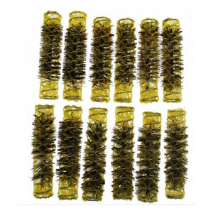 Santorini Brush Rollers - Yellow 15mm - 12pk - Beautopia Hair & Beauty