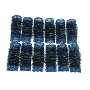 Santorini Brush Rollers - Blue 25mm - 12pk - Beautopia Hair & Beauty