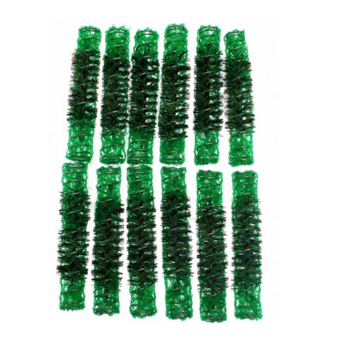 Santorini Brush Rollers - Green 13mm - 12pk - Beautopia Hair & Beauty