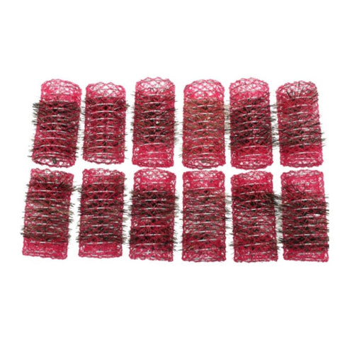 Santorini Brush Rollers - Red 33mm - 12pk - Beautopia Hair & Beauty