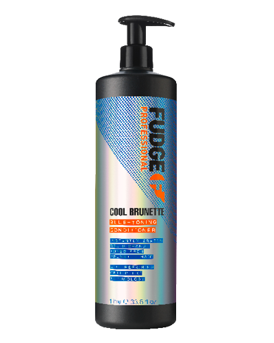 Fudge Cool Brunette Blue-Toning Conditioner 1 Litre - Beautopia Hair & Beauty