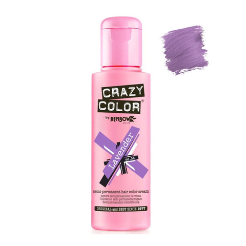 Crazy Color Semi Permanent Lavender #054 100ml - Beautopia Hair & Beauty