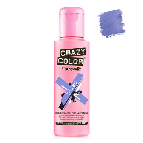 Crazy Color Semi Permanent Lilac #055 250ml - Beautopia Hair & Beauty