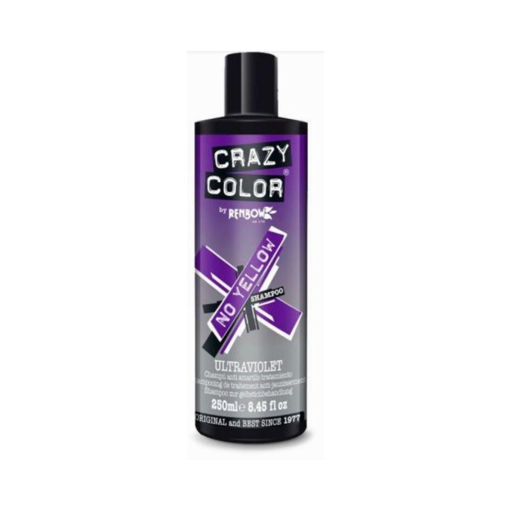Crazy Color Ultra Violet Anti Yellowing Shampoo 250ml - Beautopia Hair & Beauty