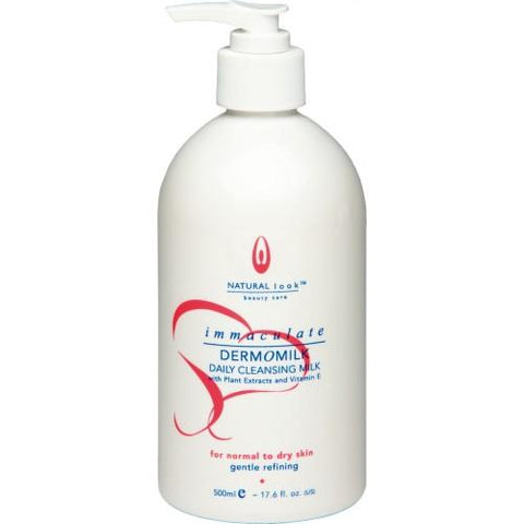 Natural Look Immaculate Dermomilk Daily Cleanser 500ml - Beautopia Hair & Beauty