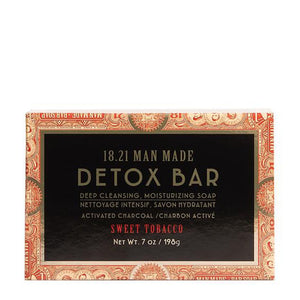 18.21 Man Made Detox Bar Soap Sweet Tobacco