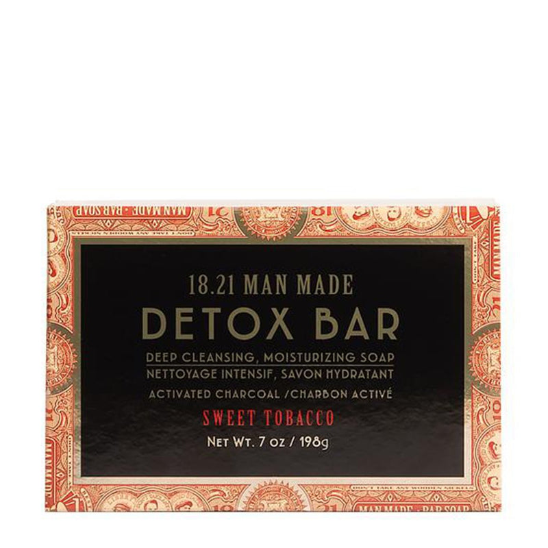 18.21 Man Made Detox Bar Soap Sweet Tobacco