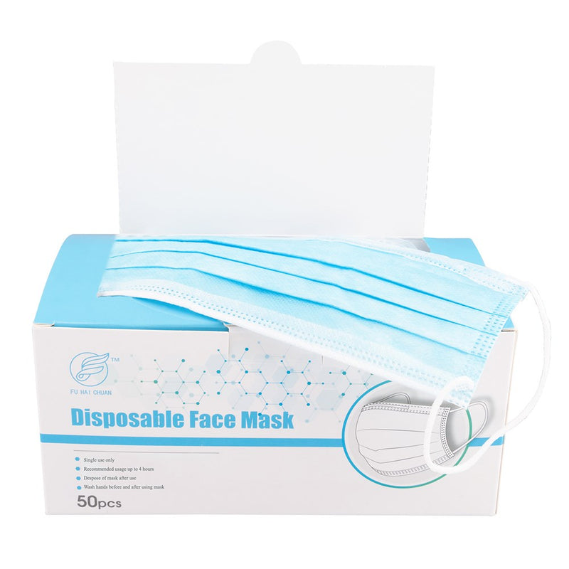 Disposable Face Mask 50pk - Beautopia Hair & Beauty