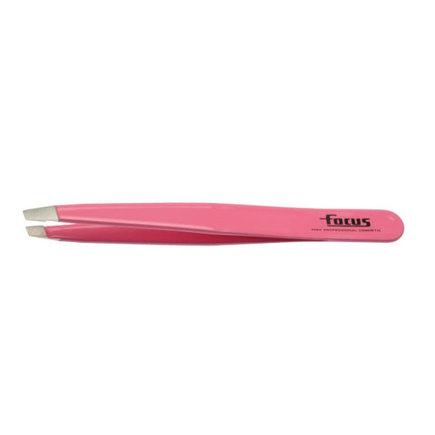 Focus Slanted Tweezer Pink - Beautopia Hair & Beauty