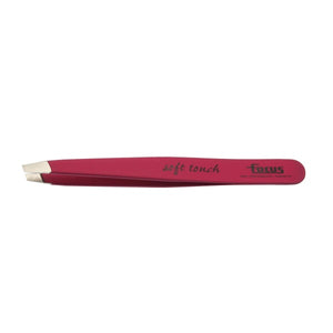 Focus Slanted Soft Touch Tweezer - Fuschia - Beautopia Hair & Beauty