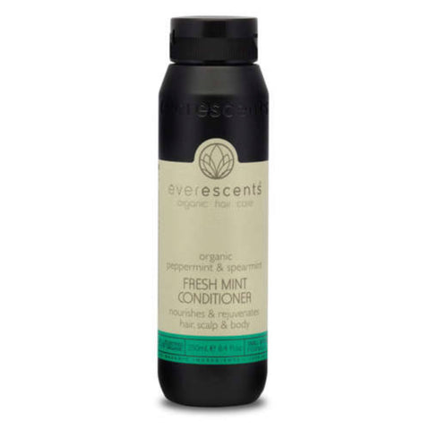 Everescents Organic Fresh Mint Conditioner 250ml - Beautopia Hair & Beauty
