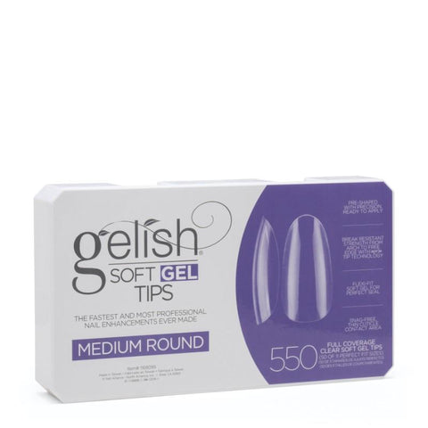 Gelish Soft Gel Tips Medium Round