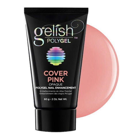 Gelish Polygel Opaque Nail Enhancement 60g Cover Pink - Beautopia Hair & Beauty