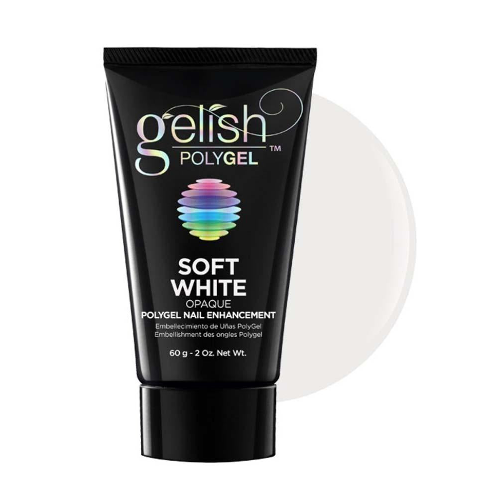 Gelish Polygel Opaque Nail Enhancement 60g Soft White - Beautopia Hair & Beauty