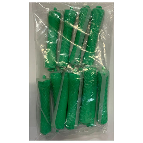 Green Perm Rods 18mm 12pk - Beautopia Hair & Beauty