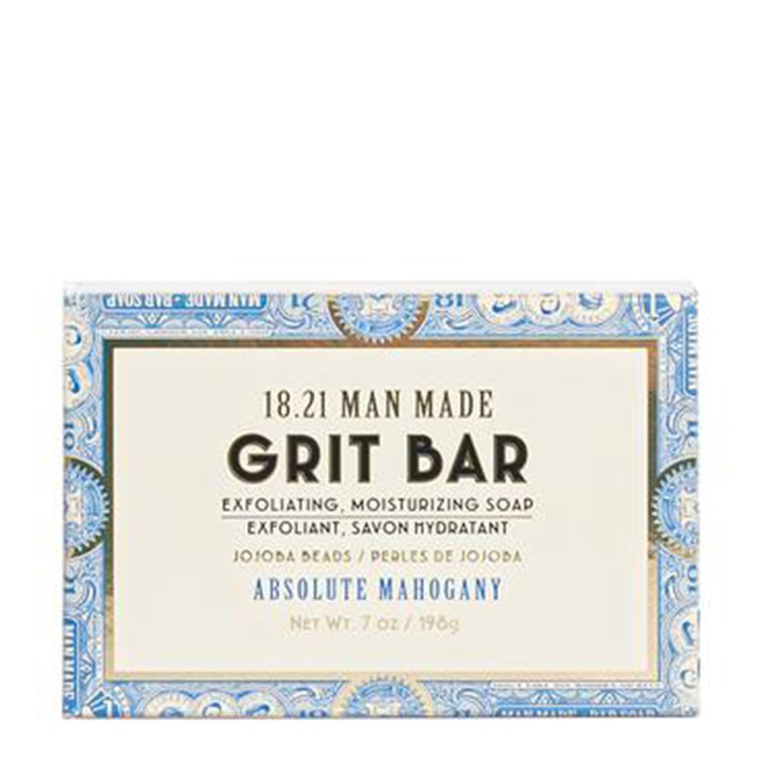 18.21 Man Made Grit Bar Soap Absolute Mahogany