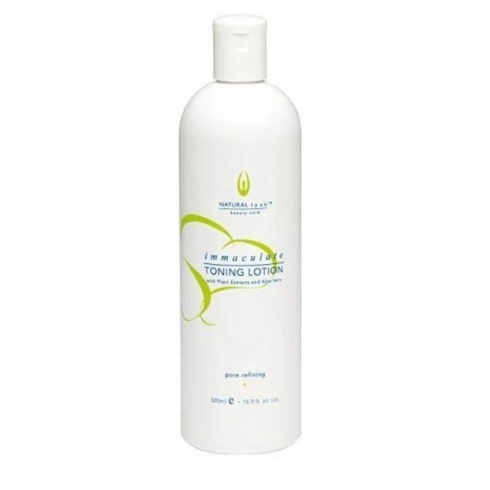 Natural Look Immaculate Toning Lotion 500ml - Beautopia Hair & Beauty