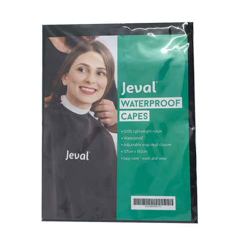 Jeval Waterproof Capes Black - Beautopia Hair & Beauty
