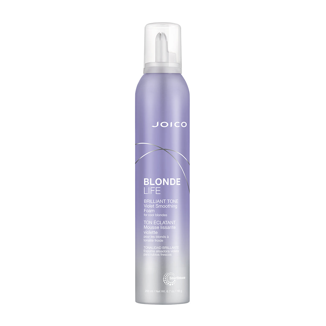 Joico Blonde Life Brilliant Tone Violet Smoothing Foam 190g - Beautopia Hair & Beauty