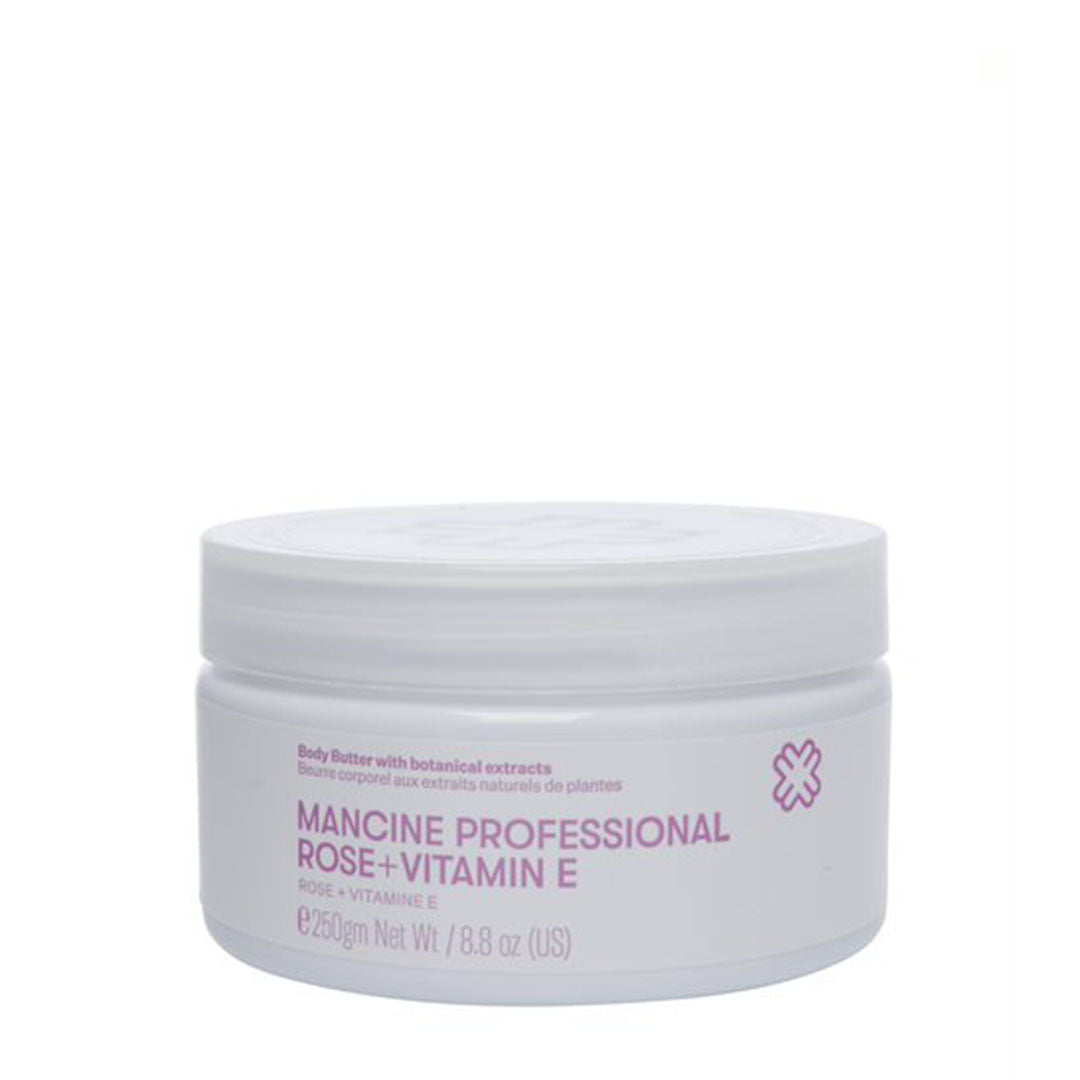 Mancine Rose & Vitamin E Body Butter 250g - Beautopia Hair & Beauty