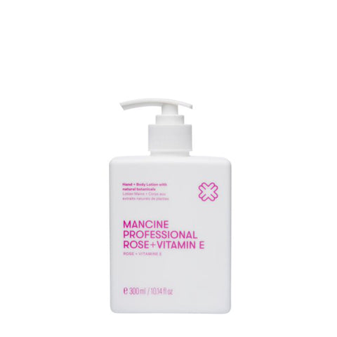 Mancine Rose & Vitamin E Hand & Body Lotion 300ml - Beautopia Hair & Beauty