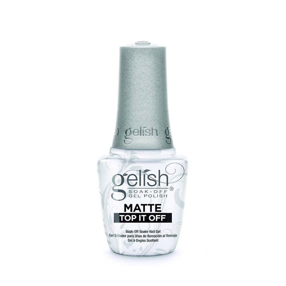 Gelish Soak Off Gel Polish Matte Top It Off Sealer Gel - Beautopia Hair & Beauty