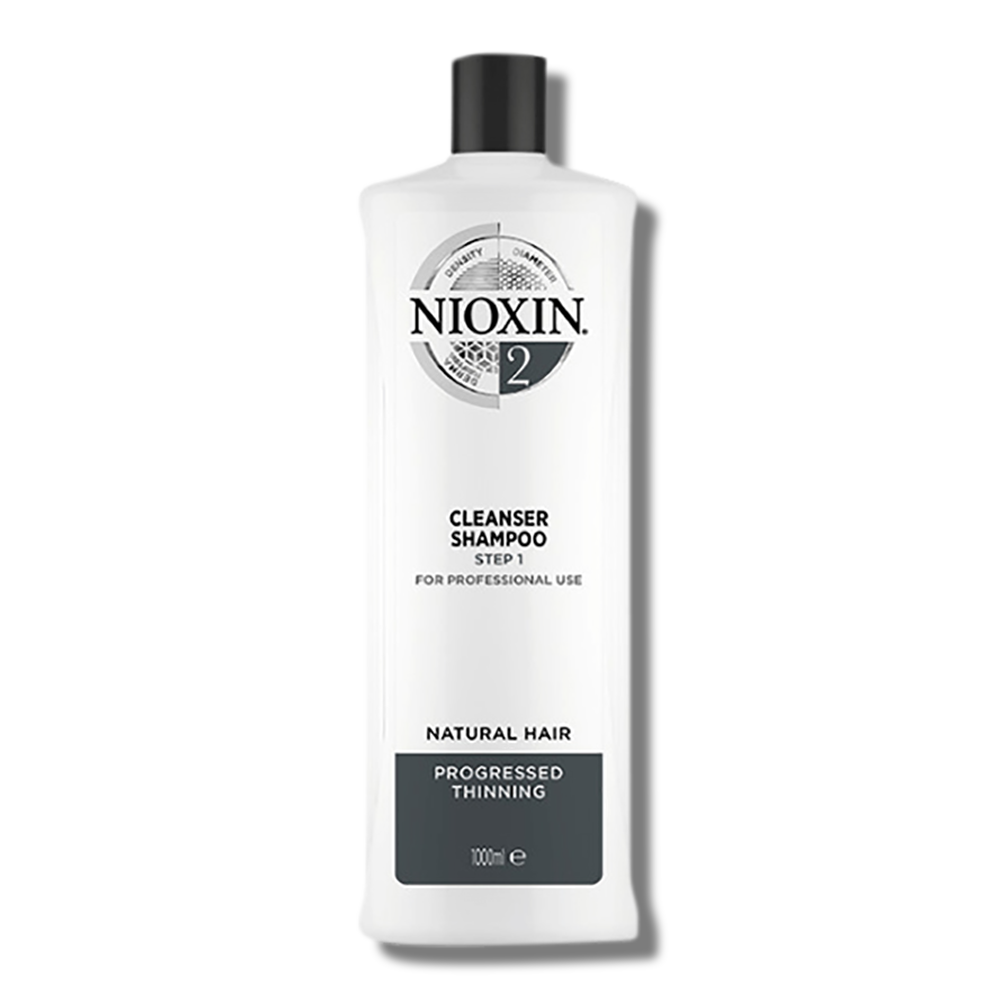 Nioxin System 2 Cleanser Shampoo - 1 Litre - Beautopia Hair & Beauty