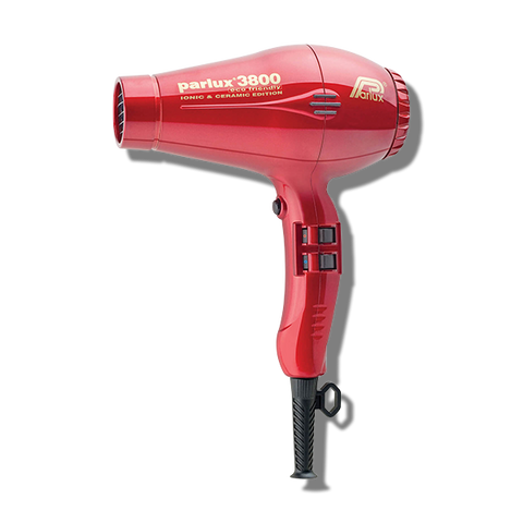 Parlux 3800 Ceramic & Ionic Hair Dryer - Red-Parlux-Beautopia Hair & Beauty