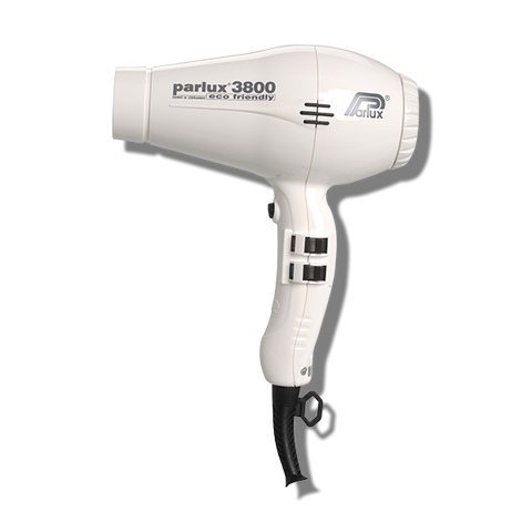 Parlux 3800 Ceramic & Ionic Hair Dryer - White - Beautopia Hair & Beauty