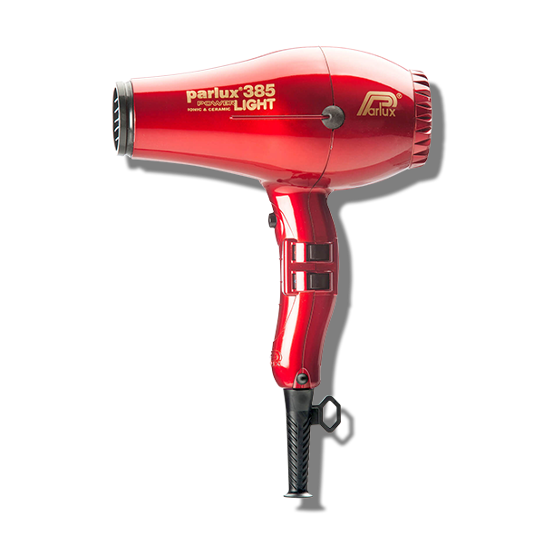 Parlux 385 Power Light Ceramic & Ionic Hair Dryer - Red - Beautopia Hair & Beauty