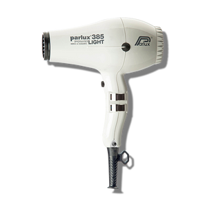 Parlux 385 Power Light Ceramic & Ionic Hair Dryer - White - Beautopia Hair & Beauty
