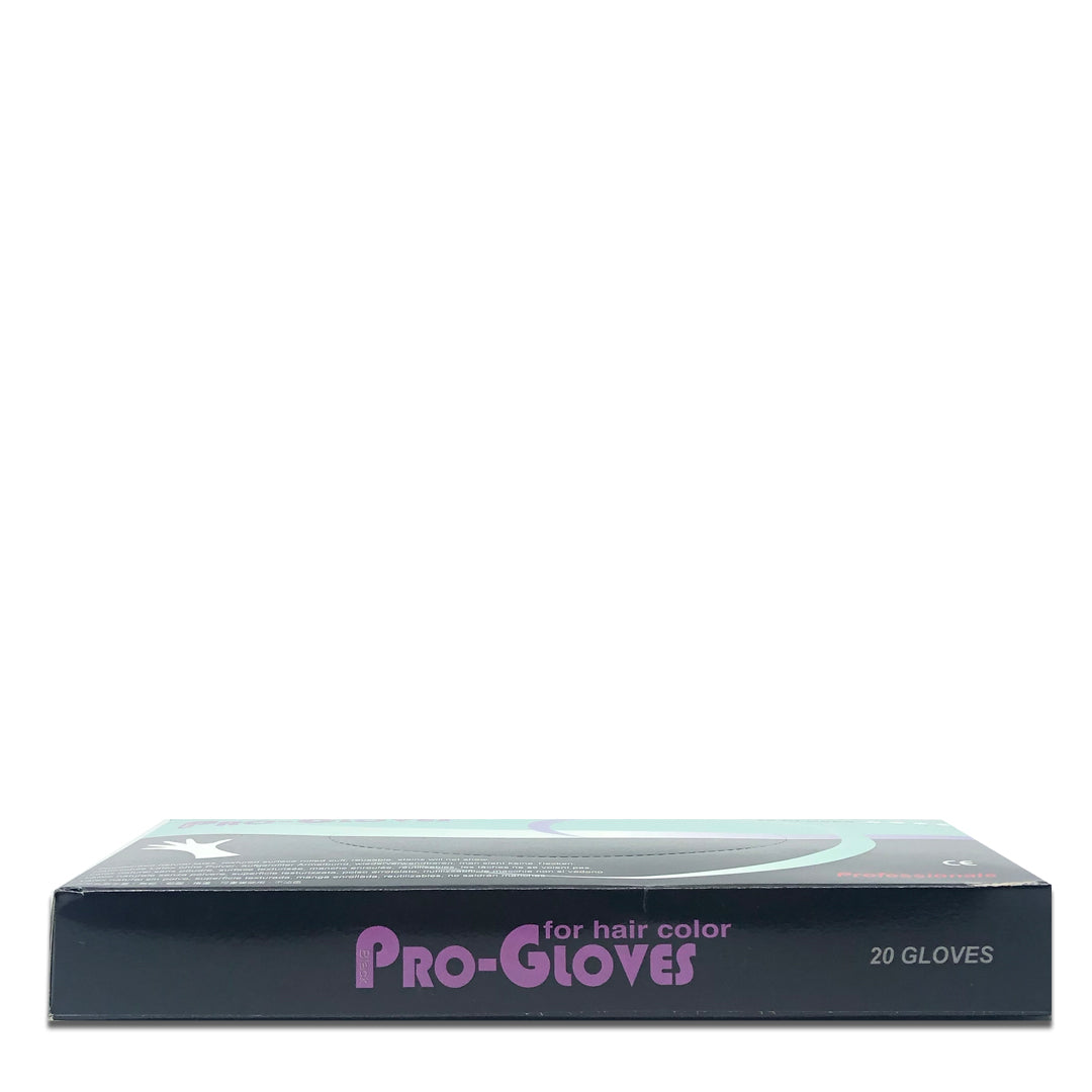 Pro-Gloves Powder Free Latex Gloves Black 20 Pack - Medium