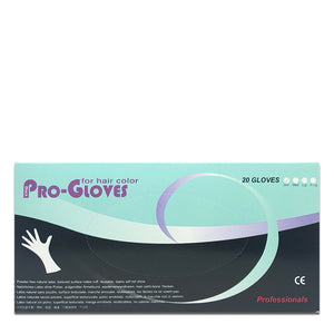 Pro-Gloves Powder Free Latex Gloves Black 20 Pack - Small