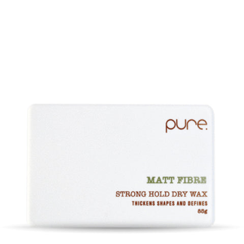 Pure Matt Fibre Strong Hold Dry Wax 85g
