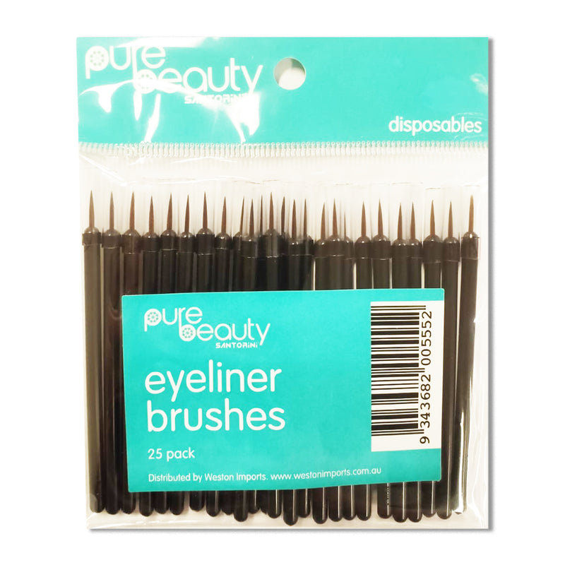 Pure Beauty Eyeliner Brushes 25 Pack