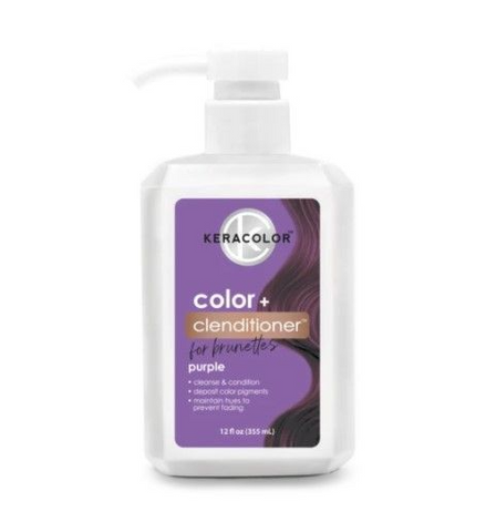 Keracolor Color Clenditioner For Brunettes + Purple  355ml