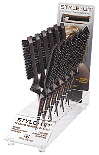 Olivia Garden Style-Up Folding Teasing Brush 12 pc Stand-Olivia Garden-Beautopia Hair & Beauty