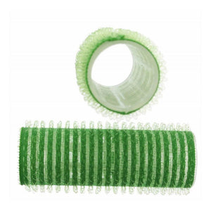 Santorini Velcro Rollers - Green 21mm - 12pk - Beautopia Hair & Beauty