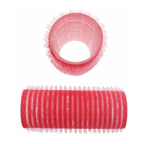 Santorini Velcro Rollers - Pink 44mm - 12pk - Beautopia Hair & Beauty